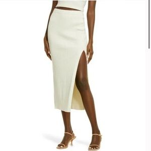 Open edit ivory sweater skirt size medium